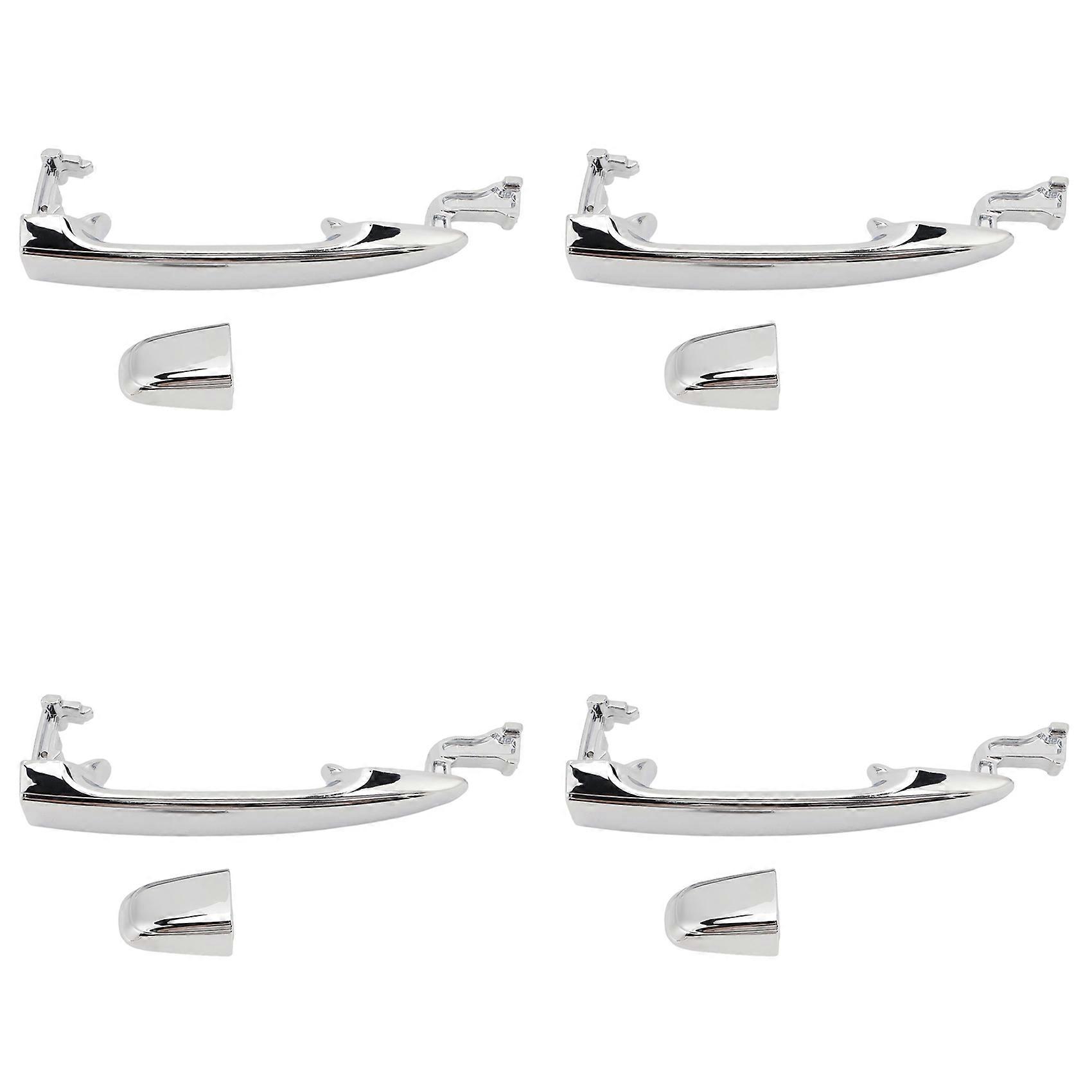 4X Rear Sliding Door Outer Handle Chrome Left Right FIt for Toyota Alphard 2003-2008 69230058010