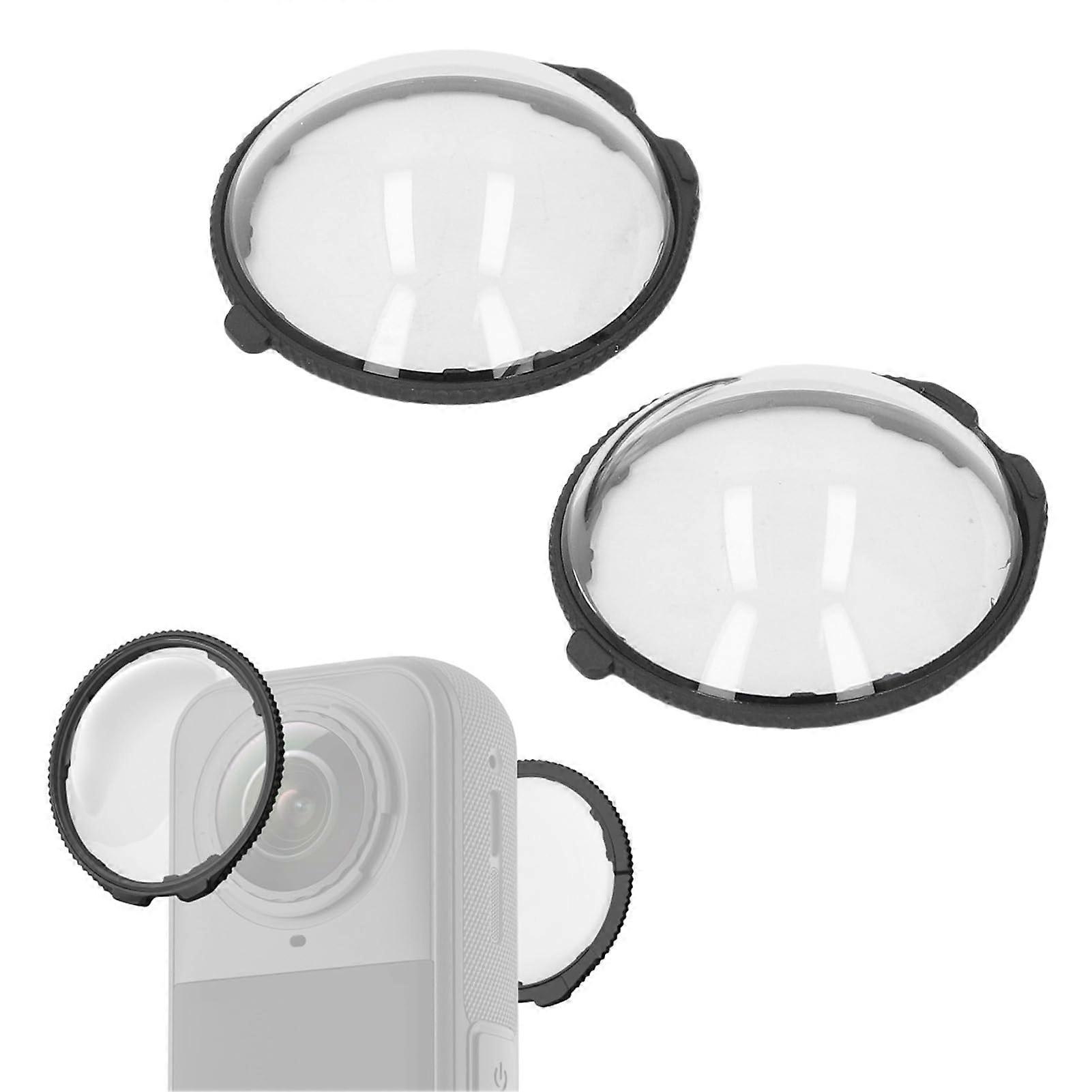 Lens Guard for X5 Camera, 2 Pieces Forged Glass, High Transparency Anti-Scratch Optical Coated Lens Protector Cover