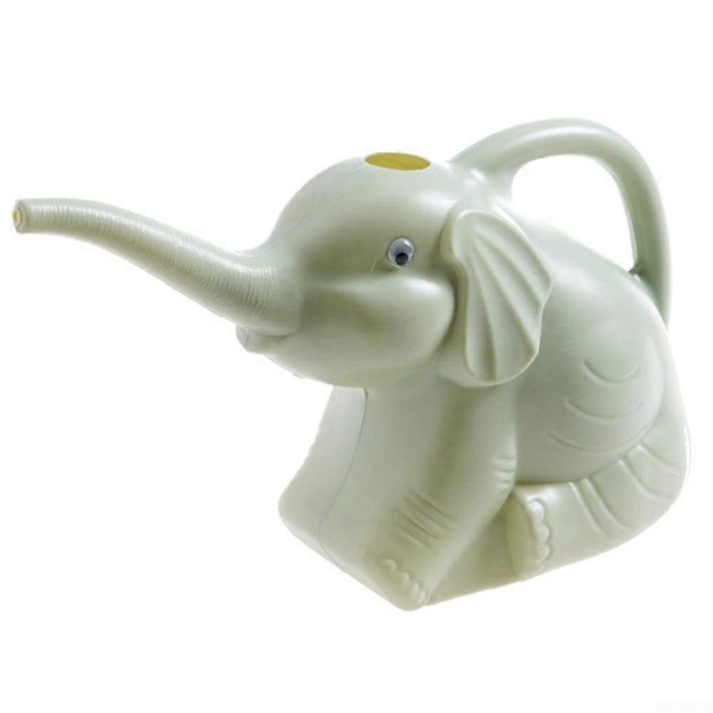 Elephant-Shaped Watering Pot For Plants, Green, Playful Garden Watering Tool