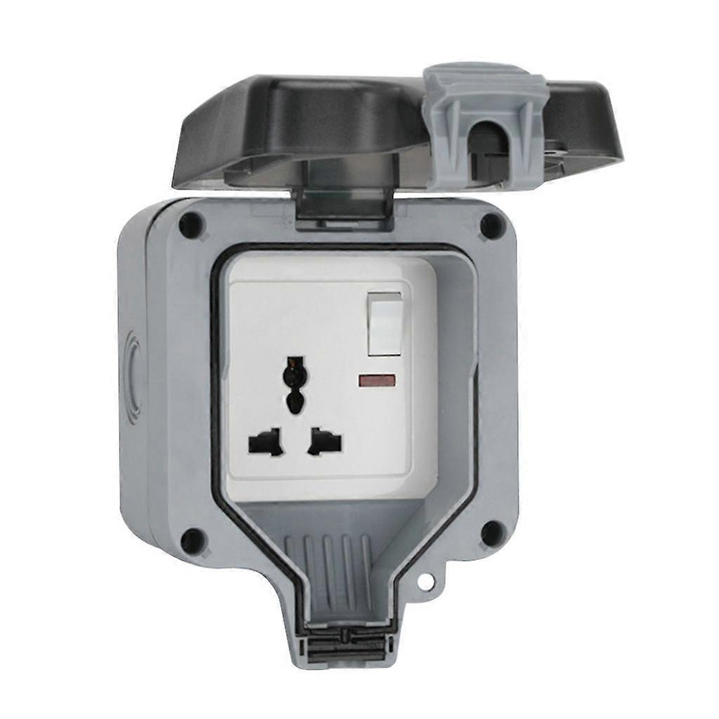 Wall Electrical Outlets Outdoor Waterproof Switched Power Socket Durable