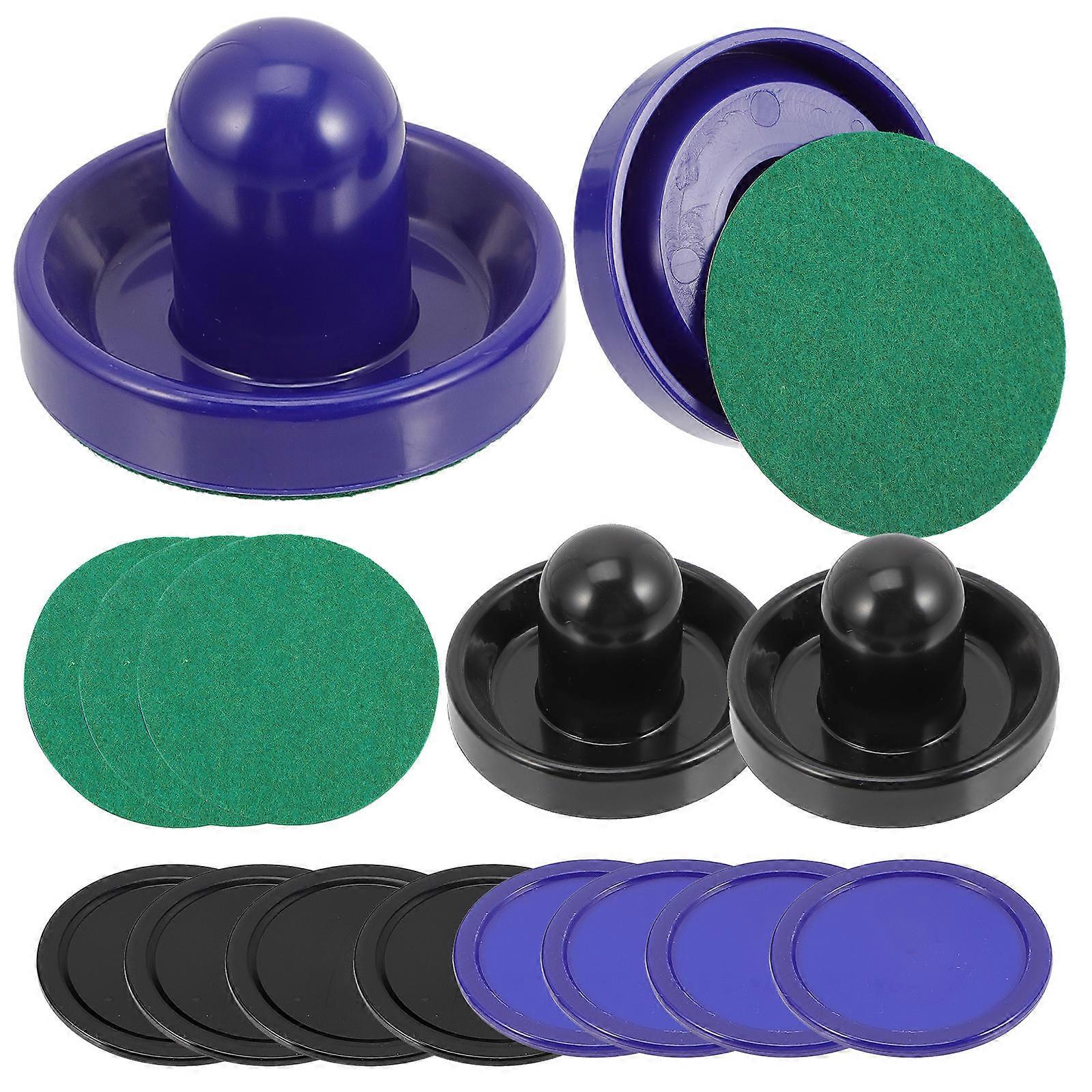 1 Set Funny Air Hockey Pucks & Paddles with Cloth Pucks for Tabletop Games – Essential Family Fun Supplies