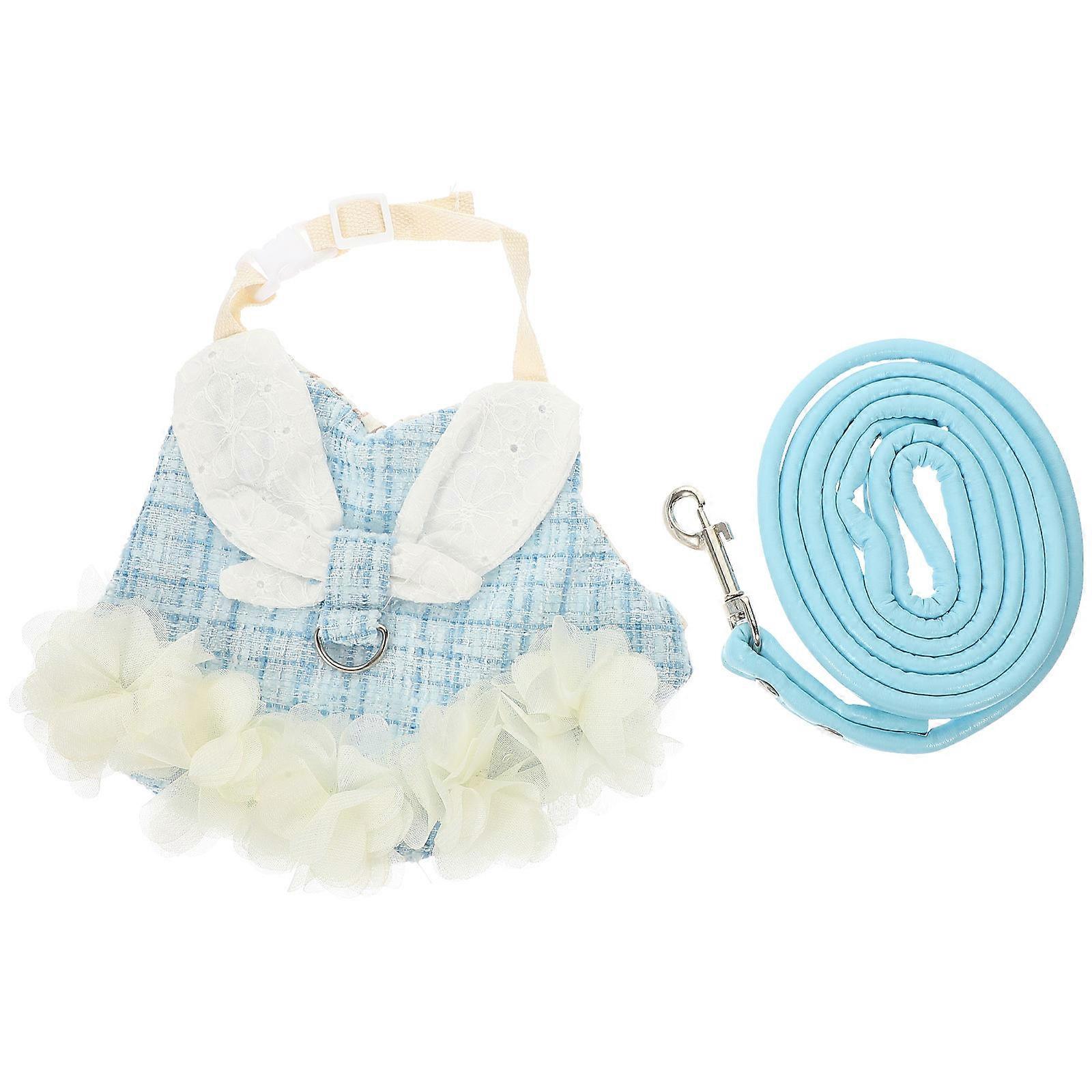 Accessories For Pet Rabbits Rabbit Harness Set Practical Pet Owners Cotton 1Set