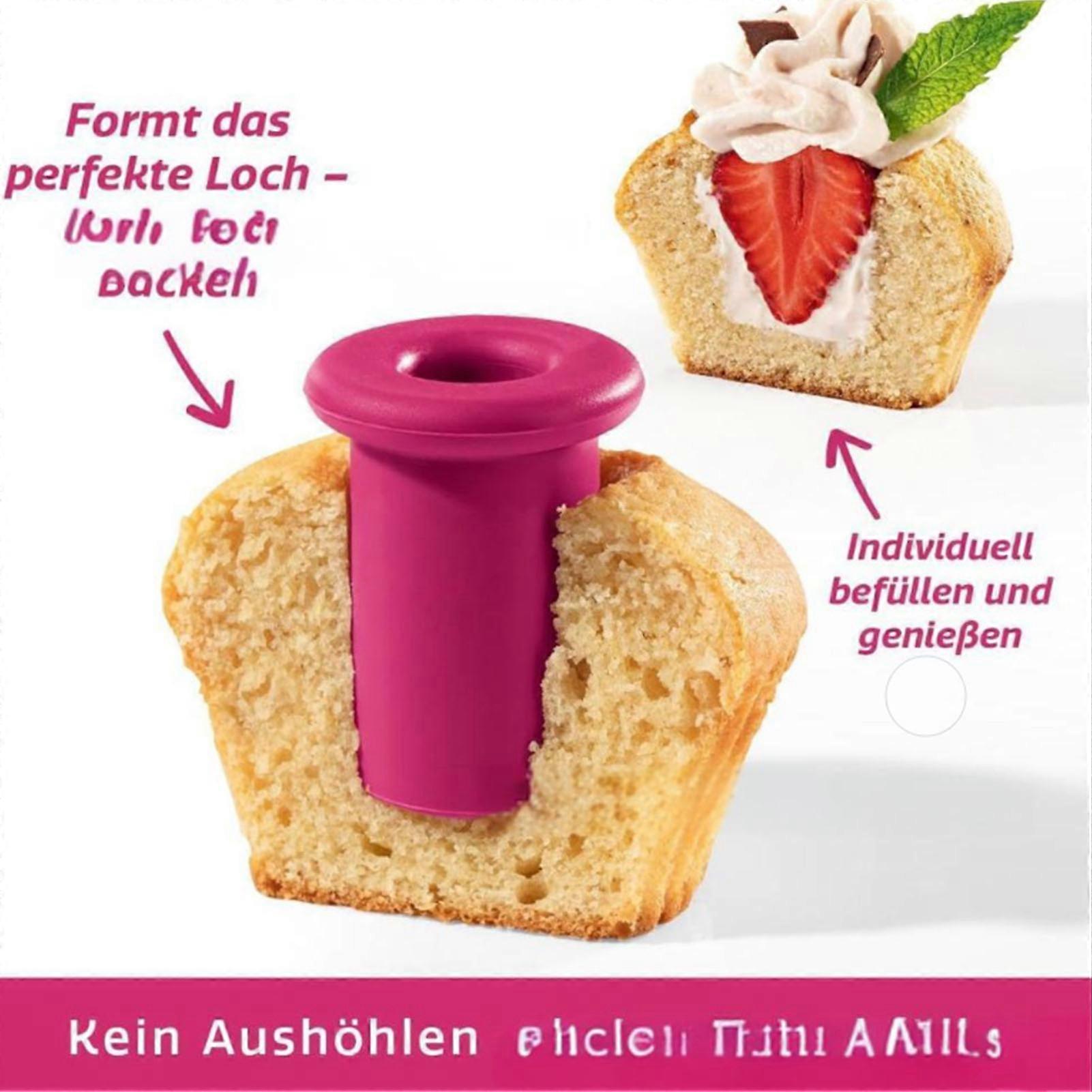 Cake Corer Reusable Silicone Easy Using Pastry Corer Digging Holes Tool for Kitchen 1PCS