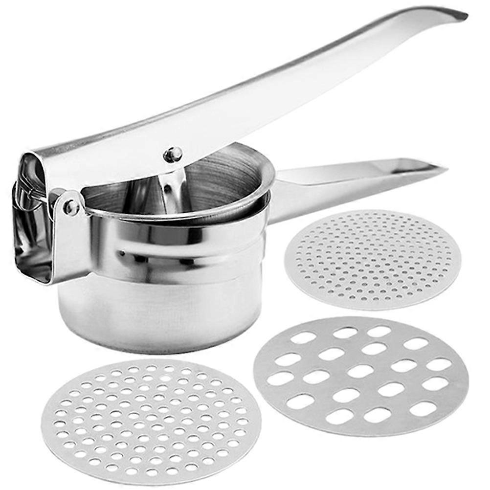 Stainless Steel Food Masher Multi Function Potato Ricer For Housewives And Arthritis Patients Mashing Vegetables 1Set