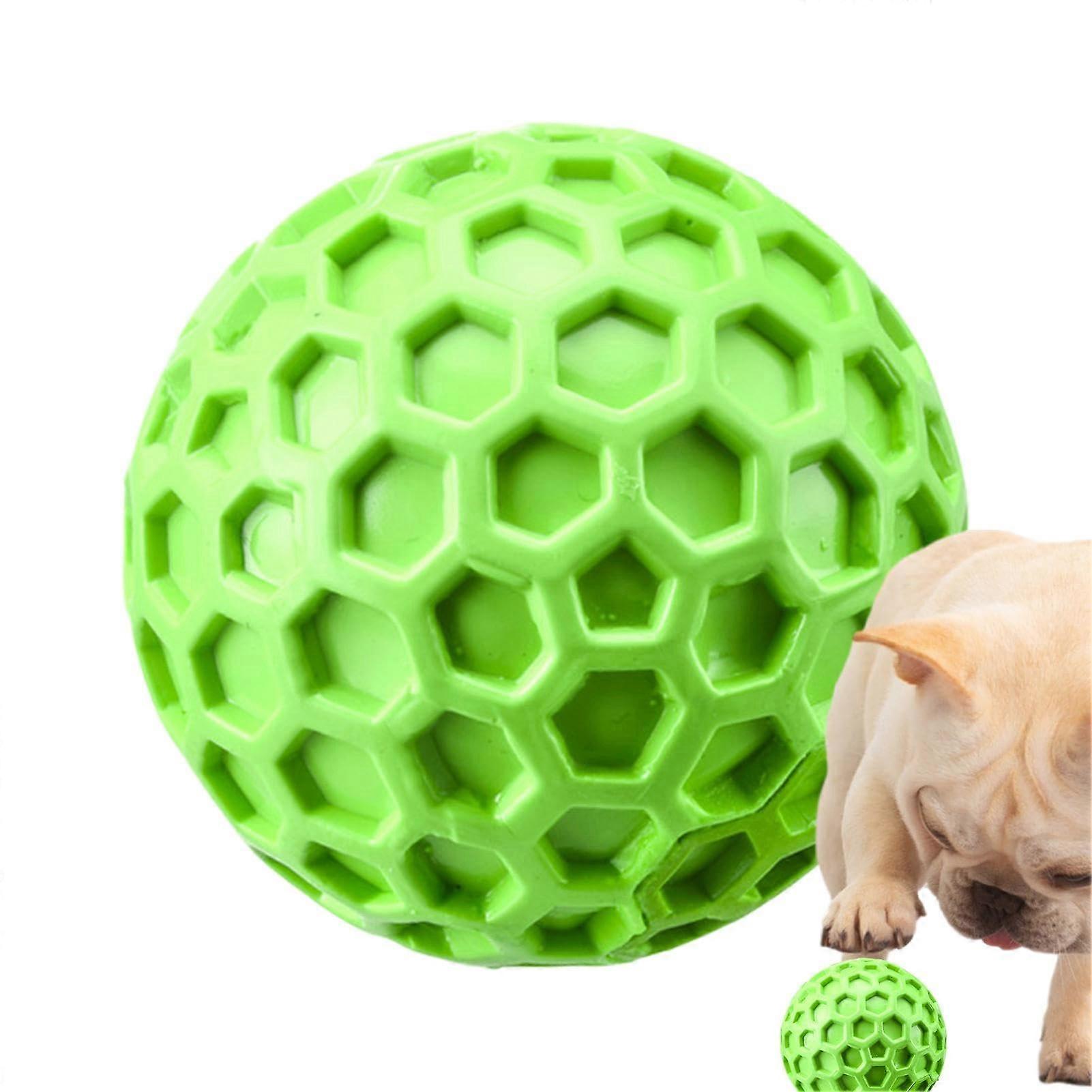 Squeaky dog ball, indestructible chew toy for small mediumsized puppies
