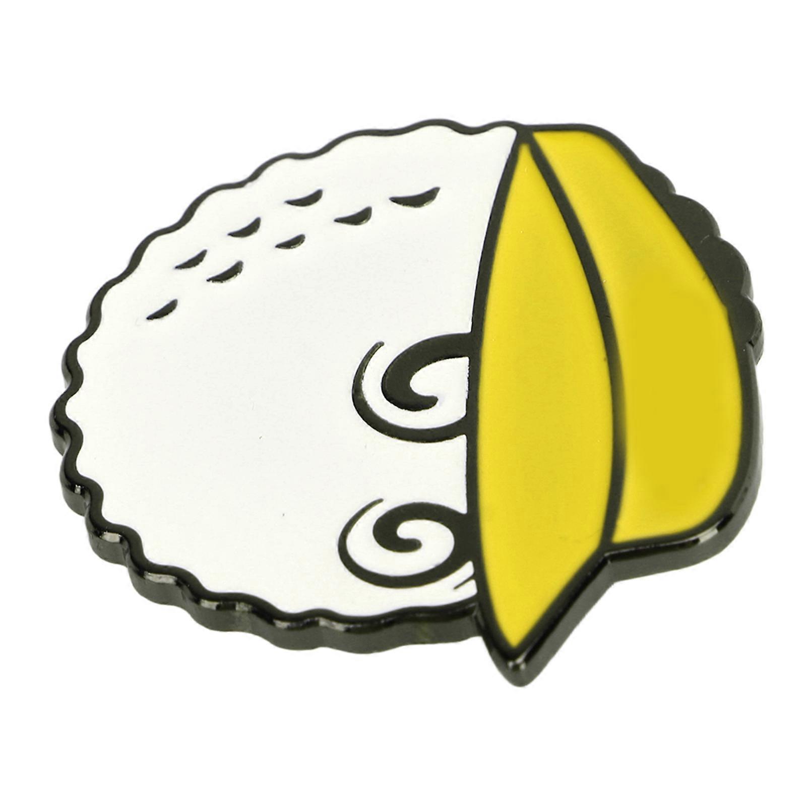 高尔夫球帽夹标记可拆卸高尔夫帽夹标记男士女士高尔夫球手高尔夫配件用品黄色