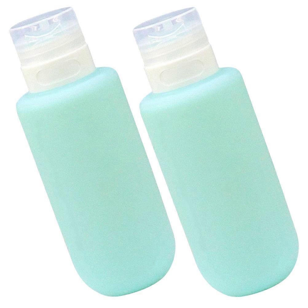 Silicone Travel Bottles   Leakproof Reusable Containers for Shampoo, Lotion   Portable Set of 2 for Travel & Home Use