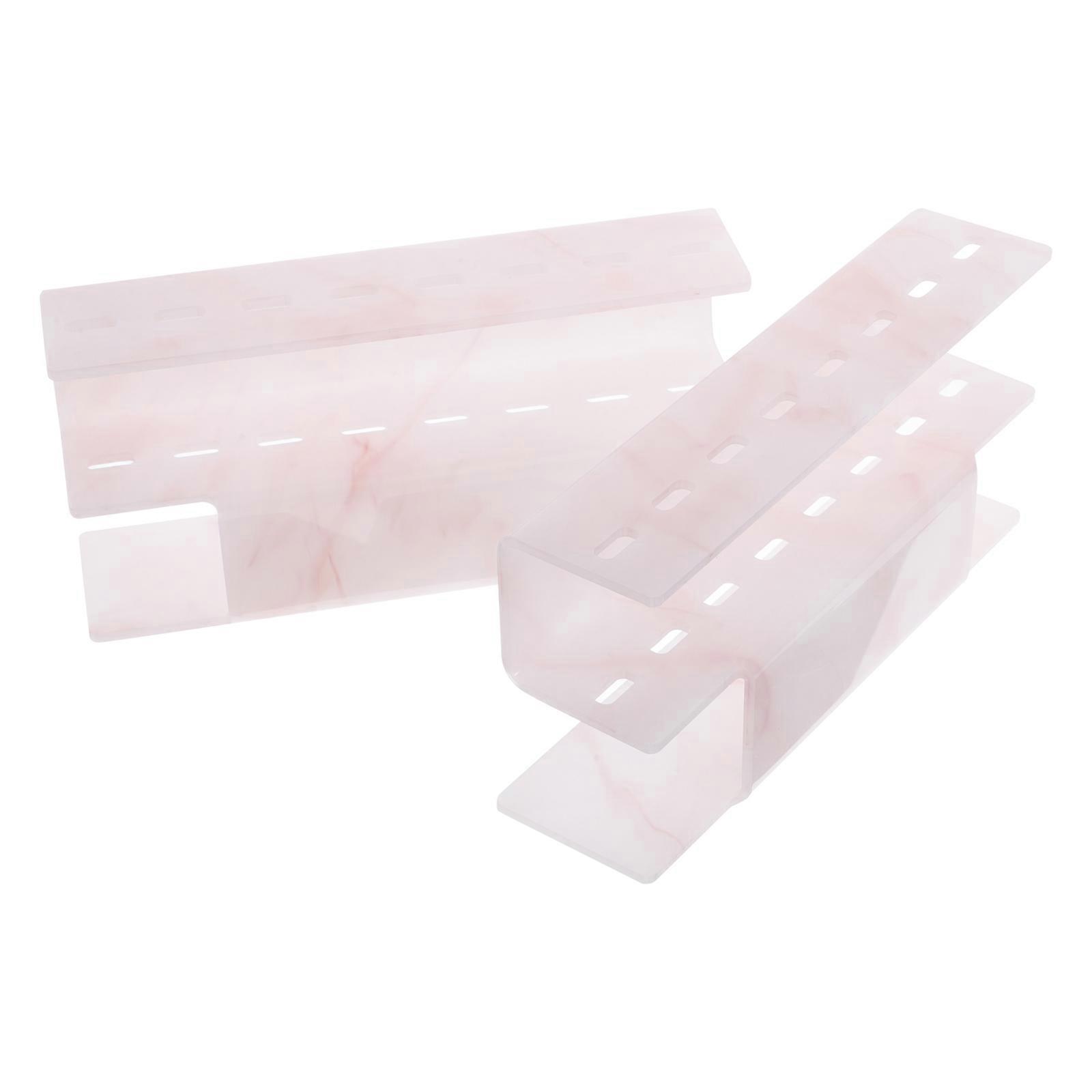 Tweezers Stand Rack Acrylic Organizer Rectangular Shape Multihole Design Makeup Tools Eyelash Supplies 2Pack