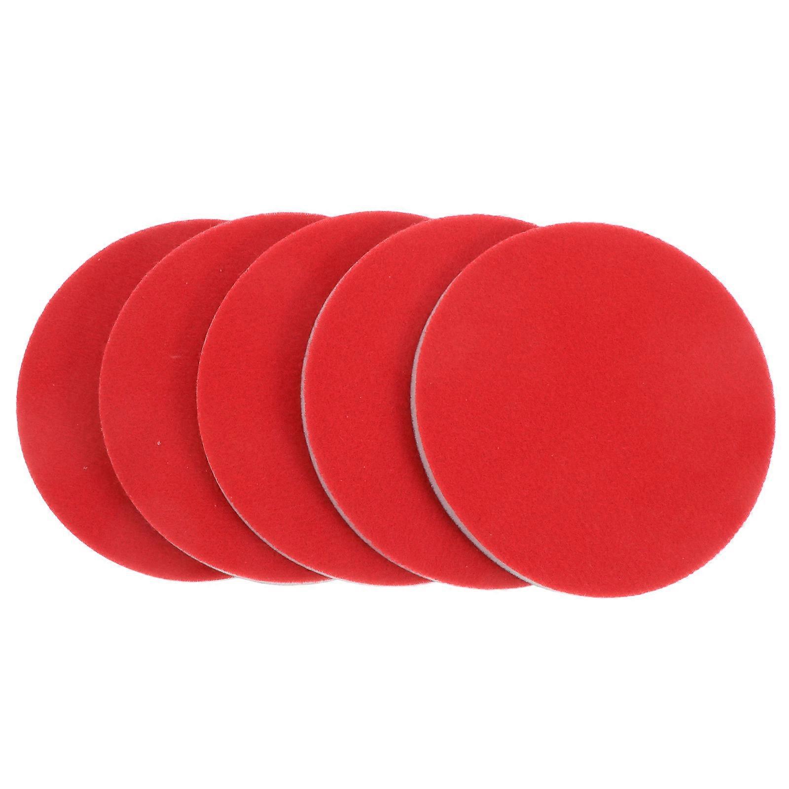 5pcs Grit Sponge Sanding Pads for Car Body & Wood Polishing – Wear Resistant Wet/Dry Sandpaper Blocks for Auto Bodywork and Furniture Refinishing