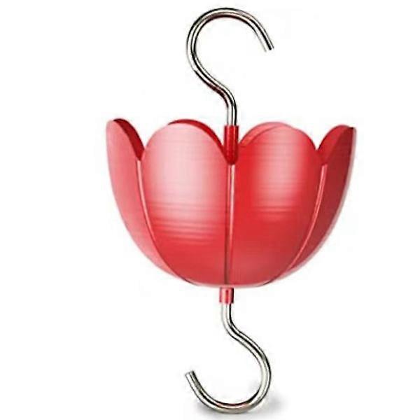 Hummingbird Feeder Ant Guard, Ant Moat, 2-Pack Ant Proof for Hummingbird Feeders, Red, 2-Pack