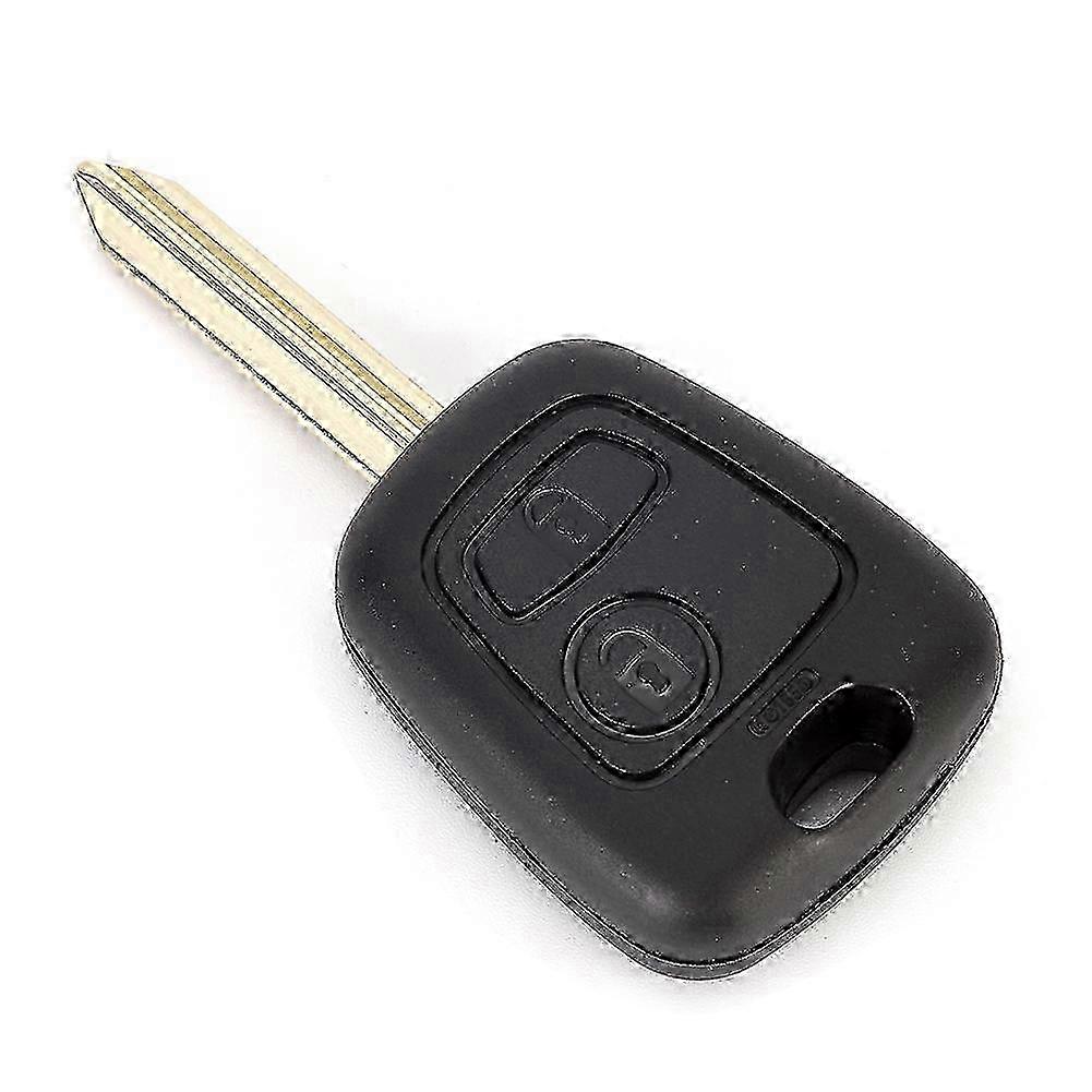 2025 2-Button ABS Key Fob Case for Citroen C1, C2, C3, C4 & Xsara Picasso - Car Accessory
