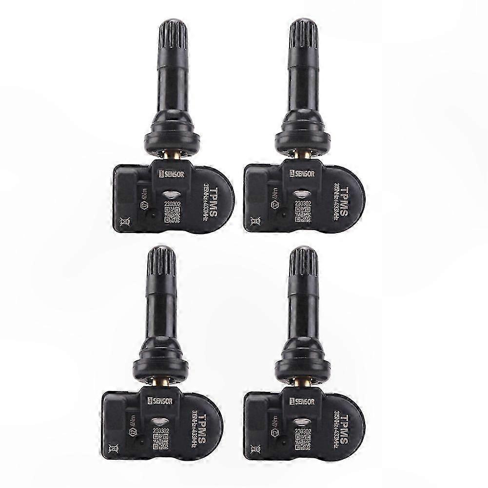 4Pcs 2-in-1 TPMS Tire Pressure Sensor 433MHz 315MHz for MX Programmable Systems