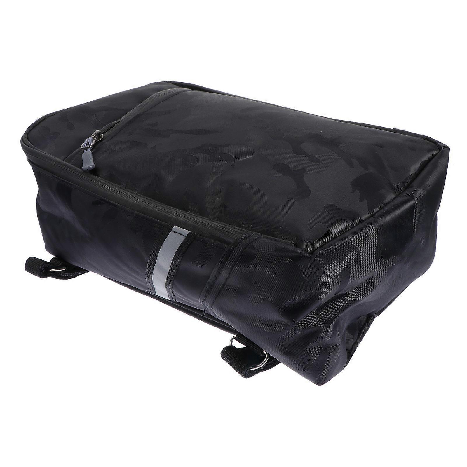 حقيبة تخزين ذيل الدراجة المموعة للاستخدام في الهواء الطلق بسعة كبيرة وعلامات عاكسة 10.5x6.3x5.9 بوصة