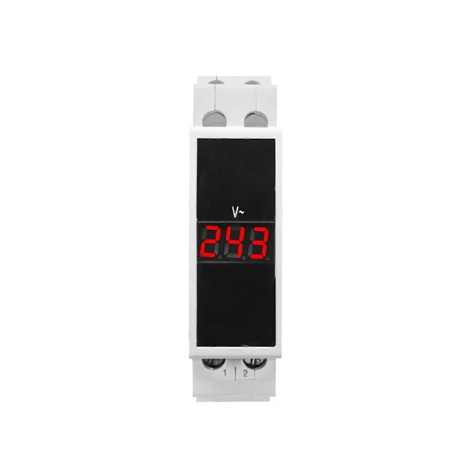 Digital Voltmeter, singlephase digital display measuring device, AC80–500 VAC, 1 VA, AC50/60 Hz