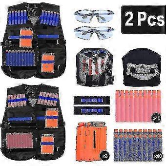 2er Tactical Vest Jacket Set Nerf N-strike Elite Set, Children"s Nerf Vest, Tactical Vest, Nerf Acce