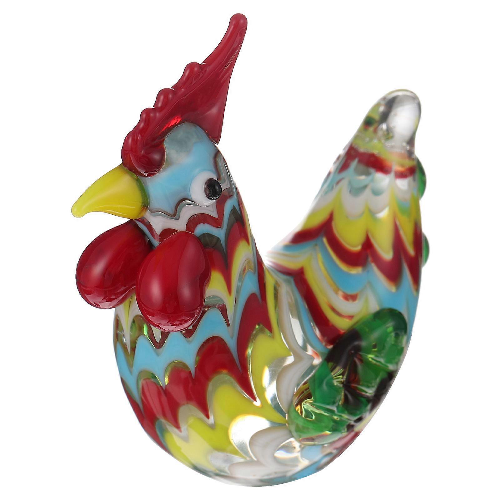 Creative Rooster Figurine for Home Decor – Unique Animal Ornament with Fine Craftsmanship and Simple Design