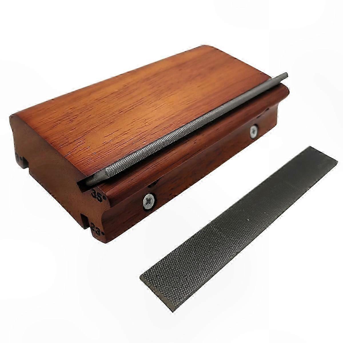 Fret File Tool for Guitar Maintenance - 3/23/35 Degree Angles