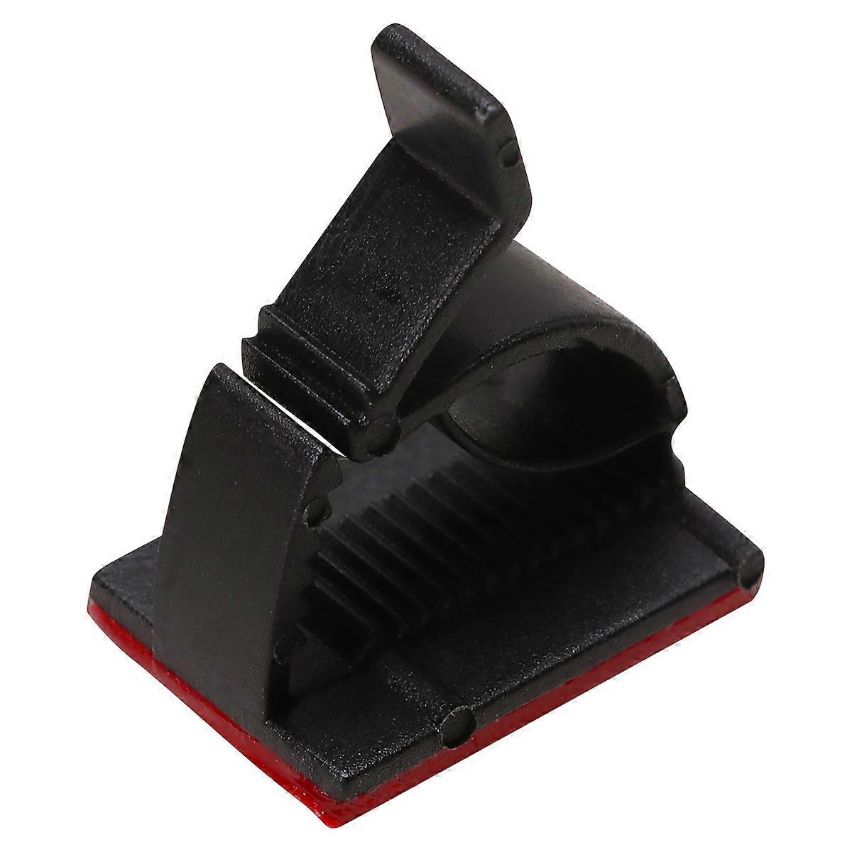 Self Adhesive Wire Management Clips 100Set Black Adjustable Design For Workshop Use And Home Organization