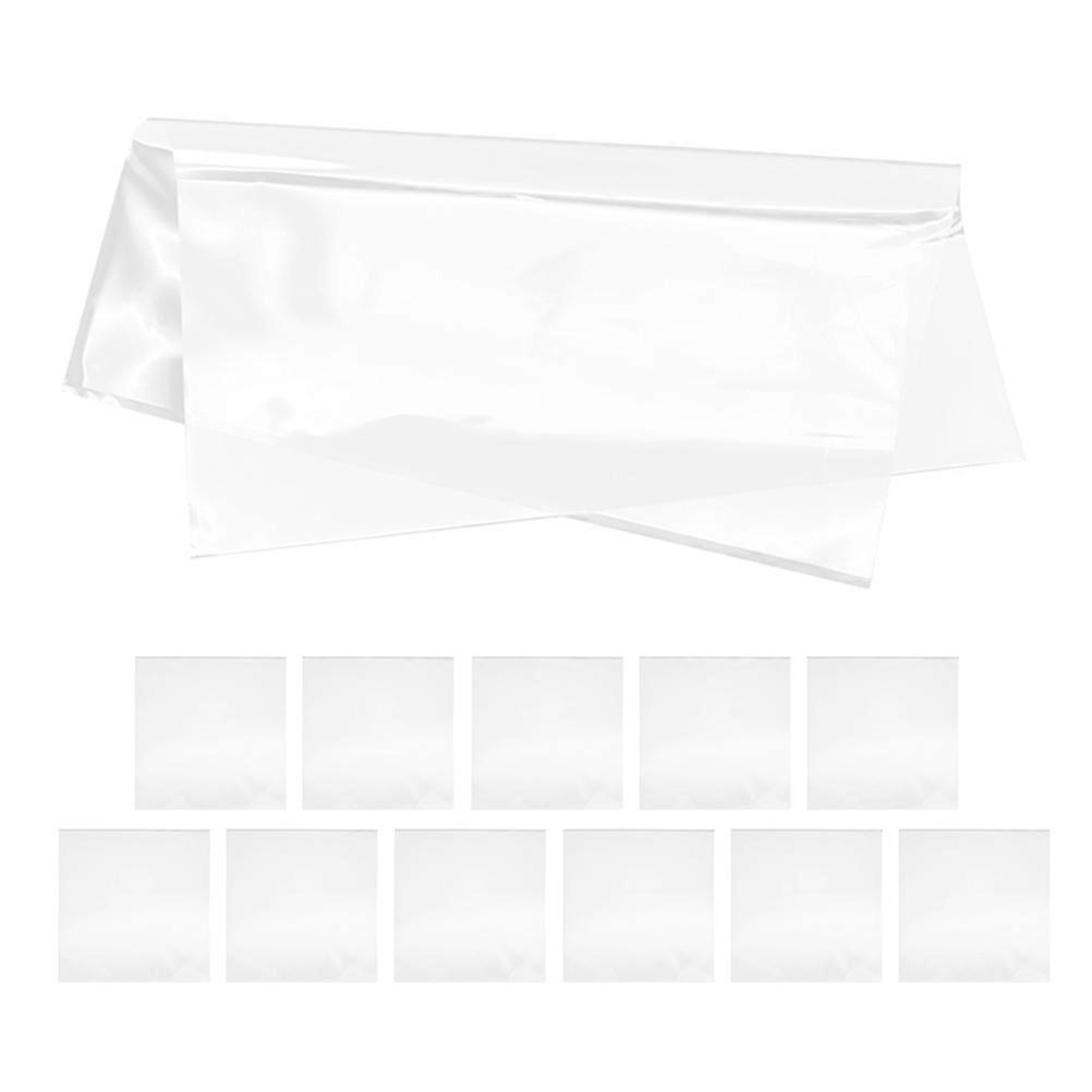 12pcs Clear Vinyl Outer Sleeves for Record Albums Covers