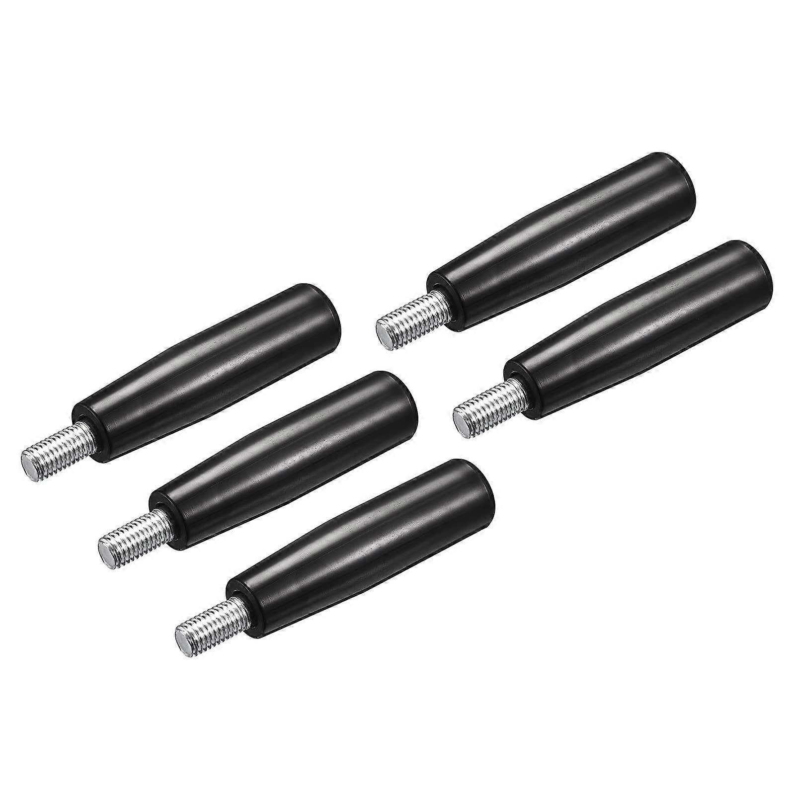 Twist Handle M12 x 100 mm (DxL) Thread Hand Wheel Screw Knobs Crank Handle For Industrial Lathe Pack Of 5