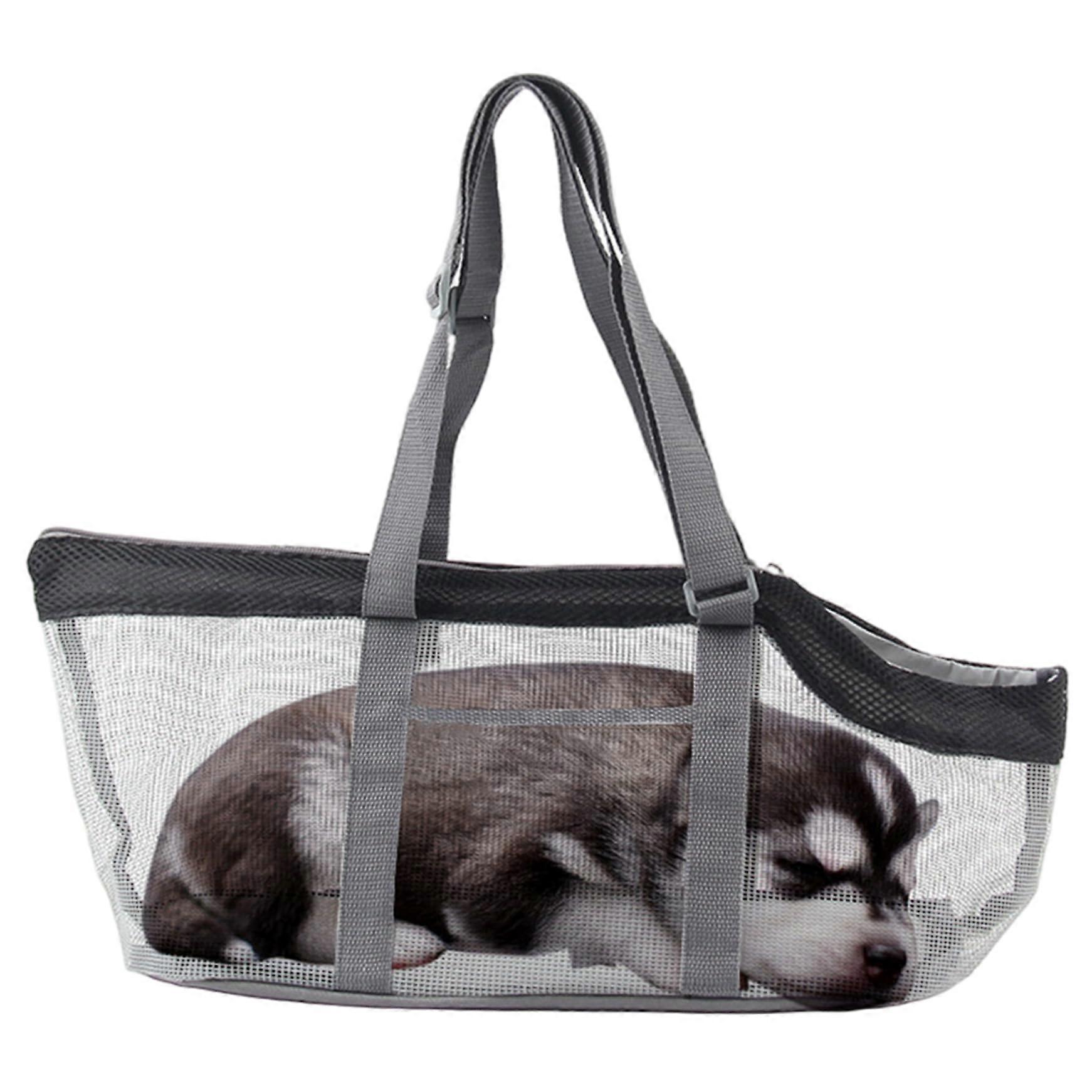 Pet Carrier Breathable Mesh Cat Bag With Adjustable Handle Basi