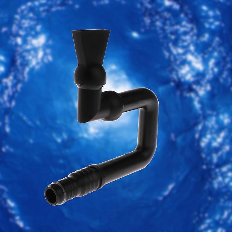 U Shaped Plastic Aquarium Fish Tank Water Outlet Tube Duck Bill Flat Nozzle Pipe