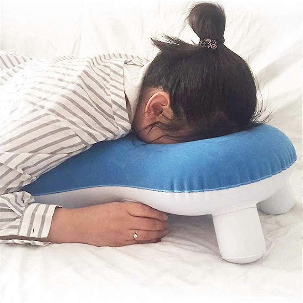 Pillow, Head, Shoulder Support Pillow, HeightAdjustable Pillow for Patients with Retinal Detachment (Blue, 113 x 55 cm) Blue 113*55CM