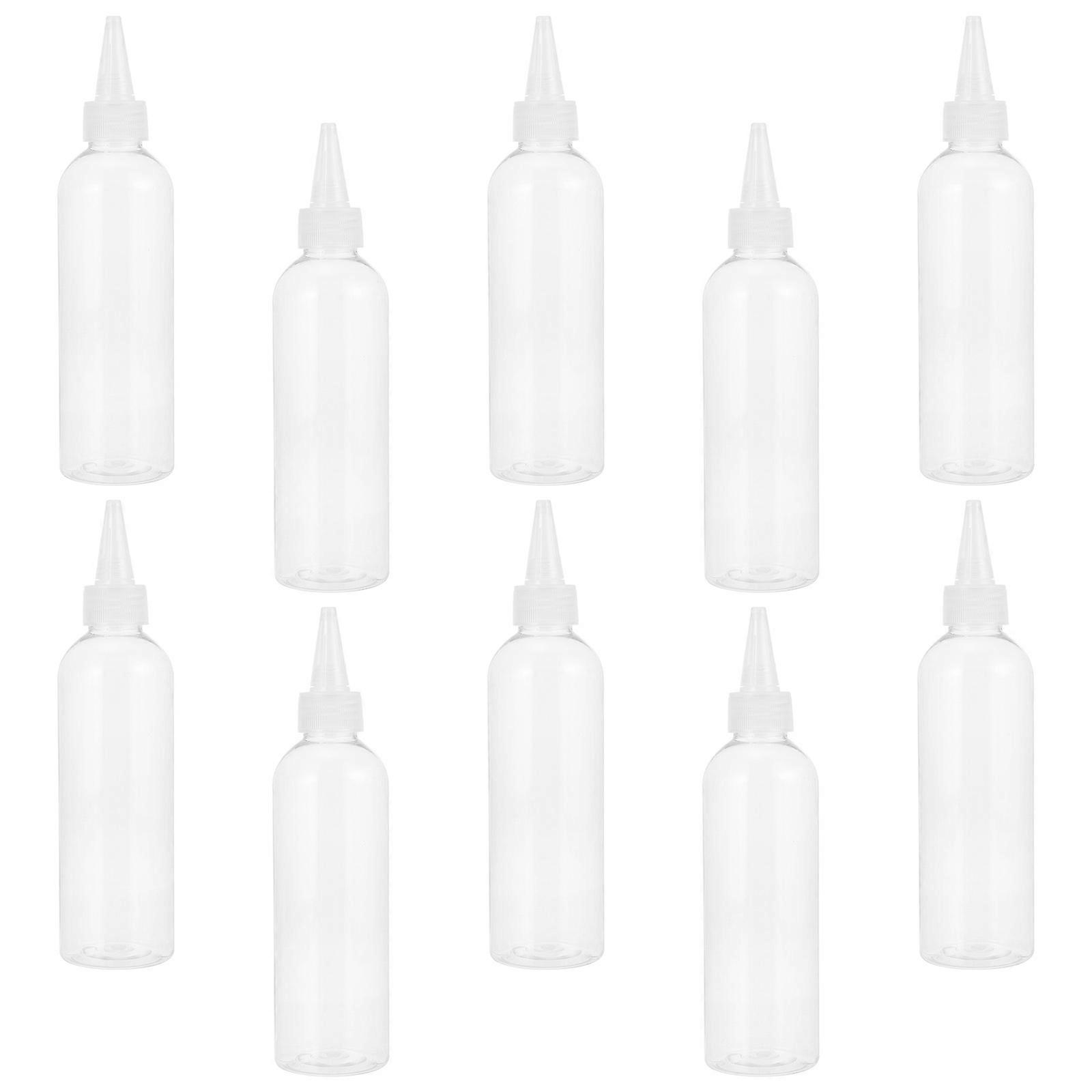a refined product description for your **10pcs Squeeze Bottles With Pointed Mouth**:

 

**10 Pack Squeeze Bottles with Precision Tip – Travel