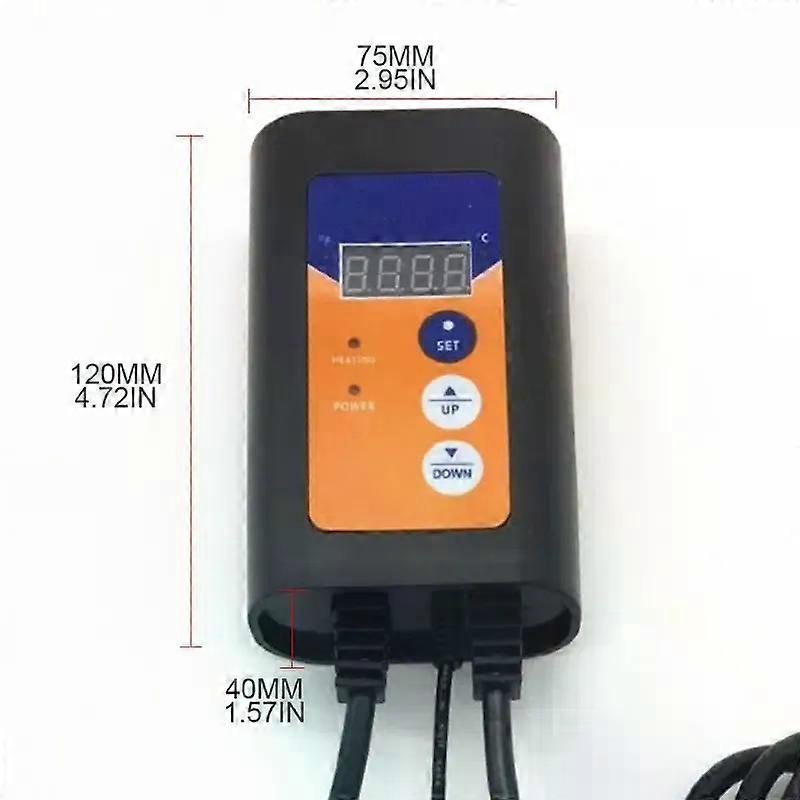 US Heating Mat Thermostat 5-40C Planting Temperature Controller Growing Equipment