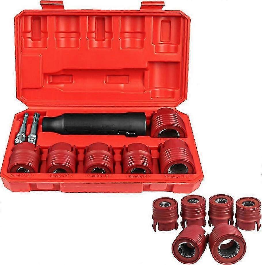 Wheel and Hub Stud Cleaning Tool Stud Cleaner Brush,Car Stud Cleaner for Drill