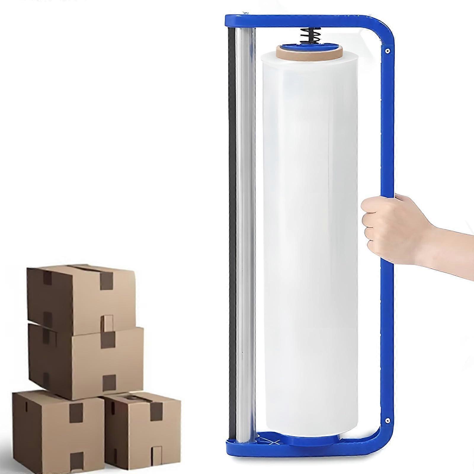 Hand stretch film dispenser, pallet stretch film packaging machine, 50 cm width