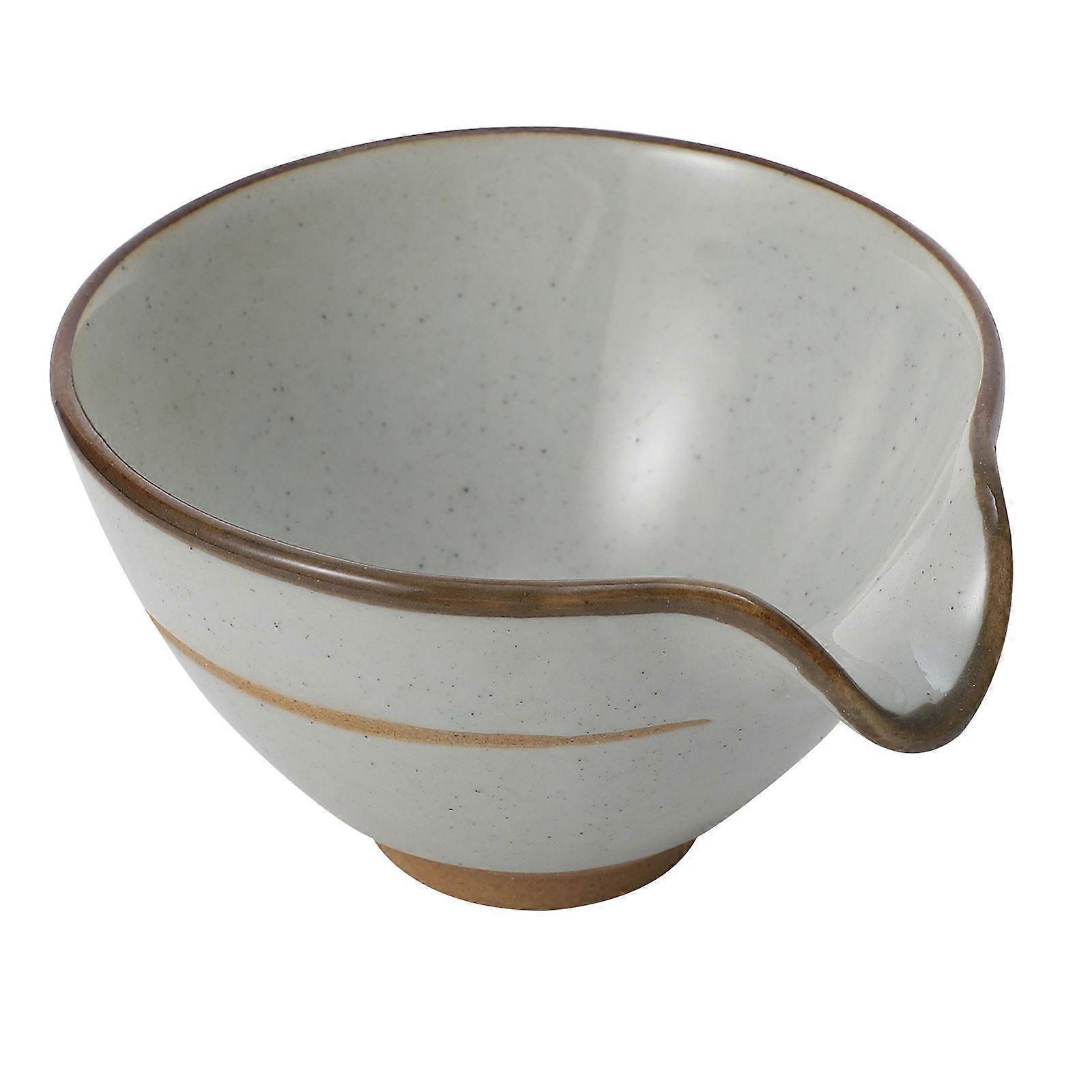 Vinegar Dish 1Pack Designed For Dinner Table Decoration Light Grey Ceramic Material