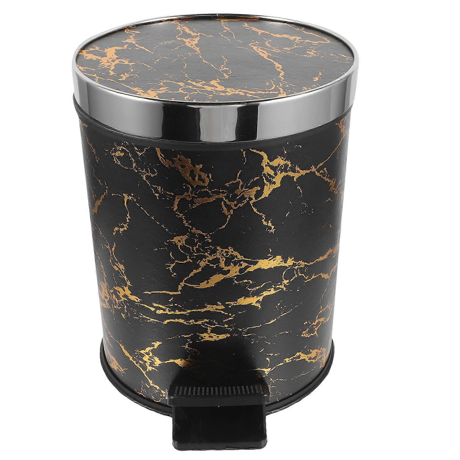 Pedal Waste Container for Home with Resistance and Hygienic Pedal Design Assorted Color 13 Gallons