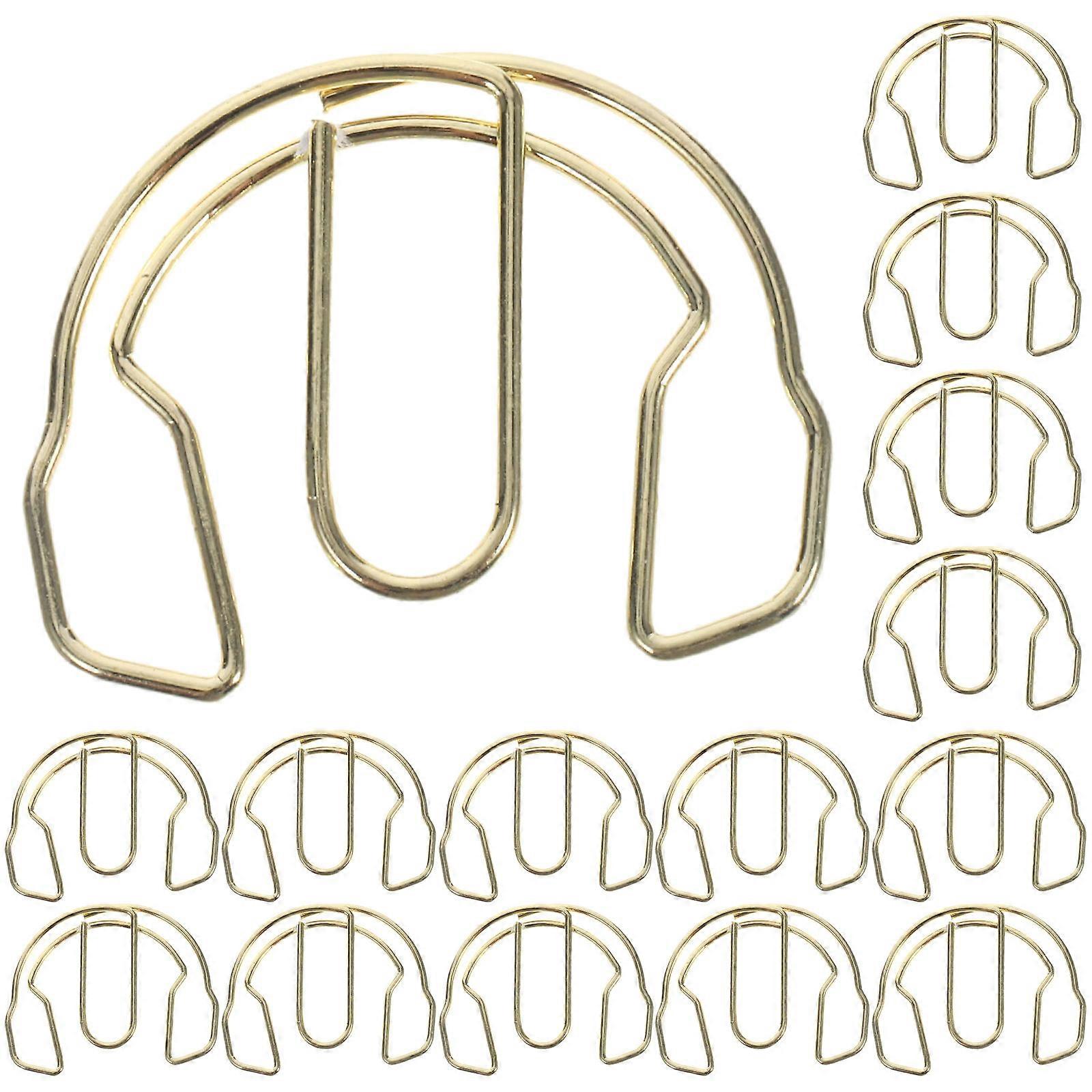 50pcs Mini Metal Paper Clips Convenient for Files and Documents