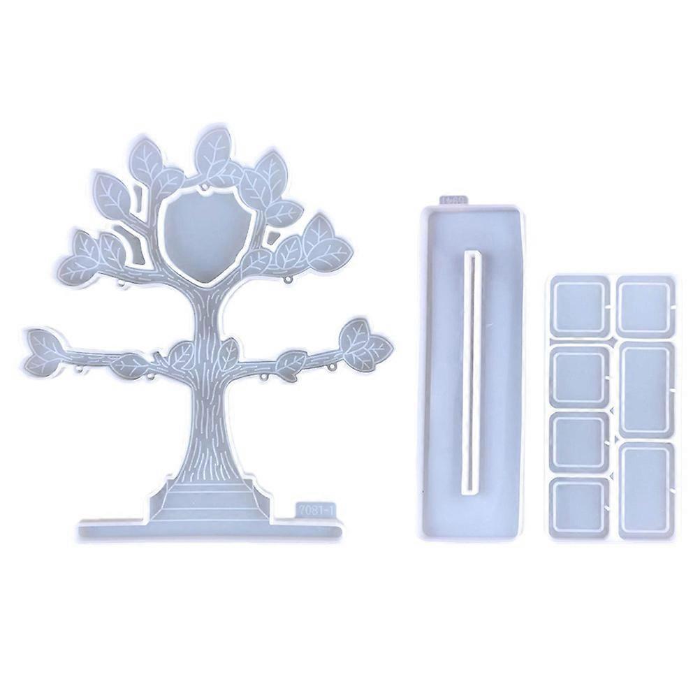 Silicone Photo Frame Mold for DIY Craft Making 1Set White Material