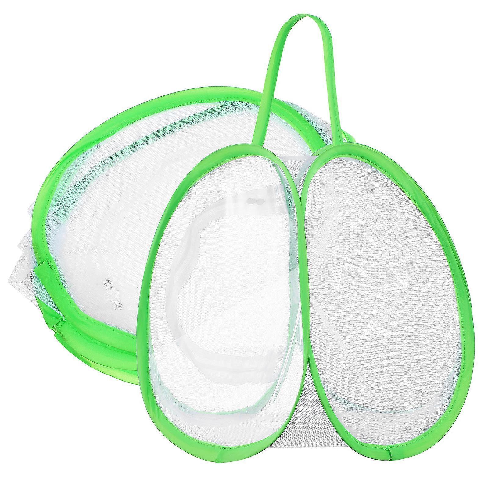 Butterfly House Mesh Cage Portable Enclosure for Caterpillars and Butterflies Lightweight Breathable Design with Zipper Seal for Easy Outdoor