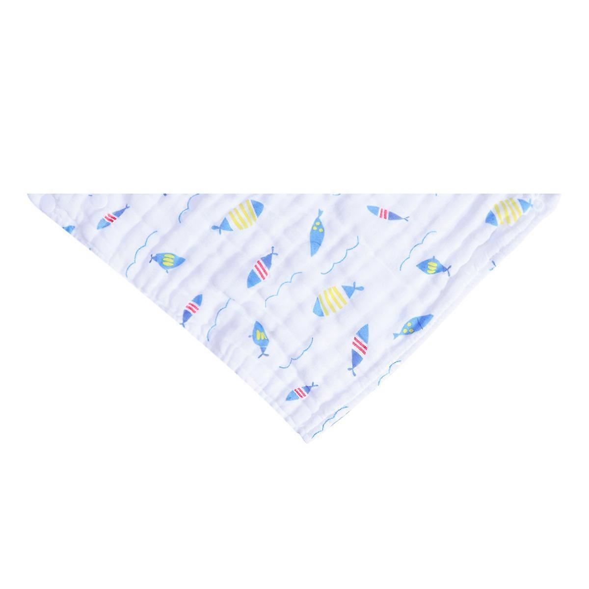 Fashion Style Newborn Bandana Baby Bibs Triangle Shape Daily Wear Water Absorbent 8Pack