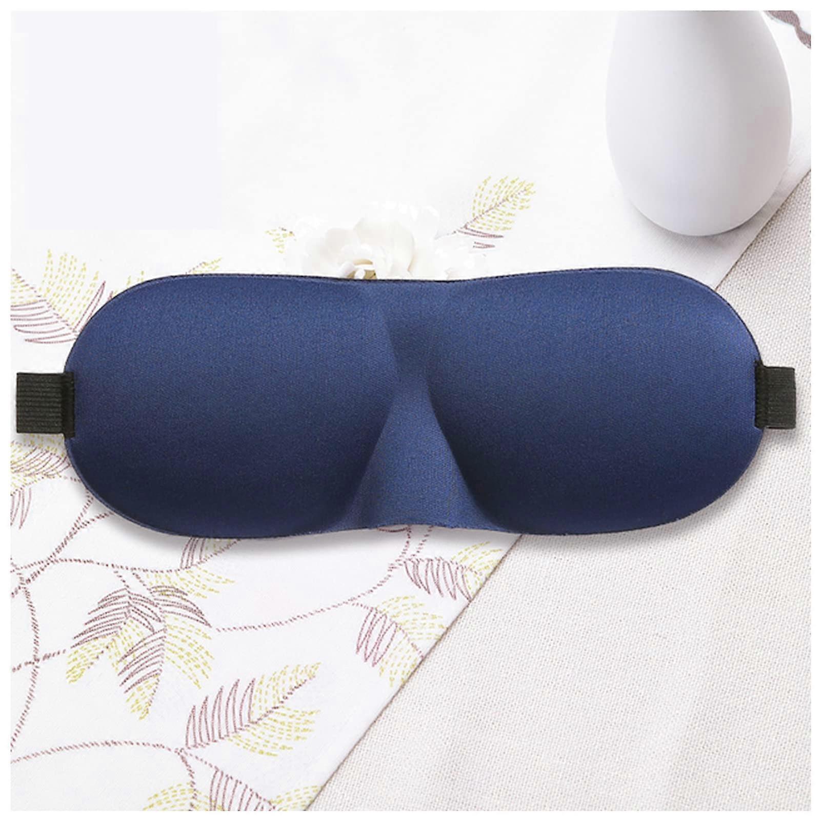 Sleep Mask 3D For Eyes, Silk-Lined Eye Mask, Eye Patch, No Nose Bridge, Travel Sleep Mask, Navy