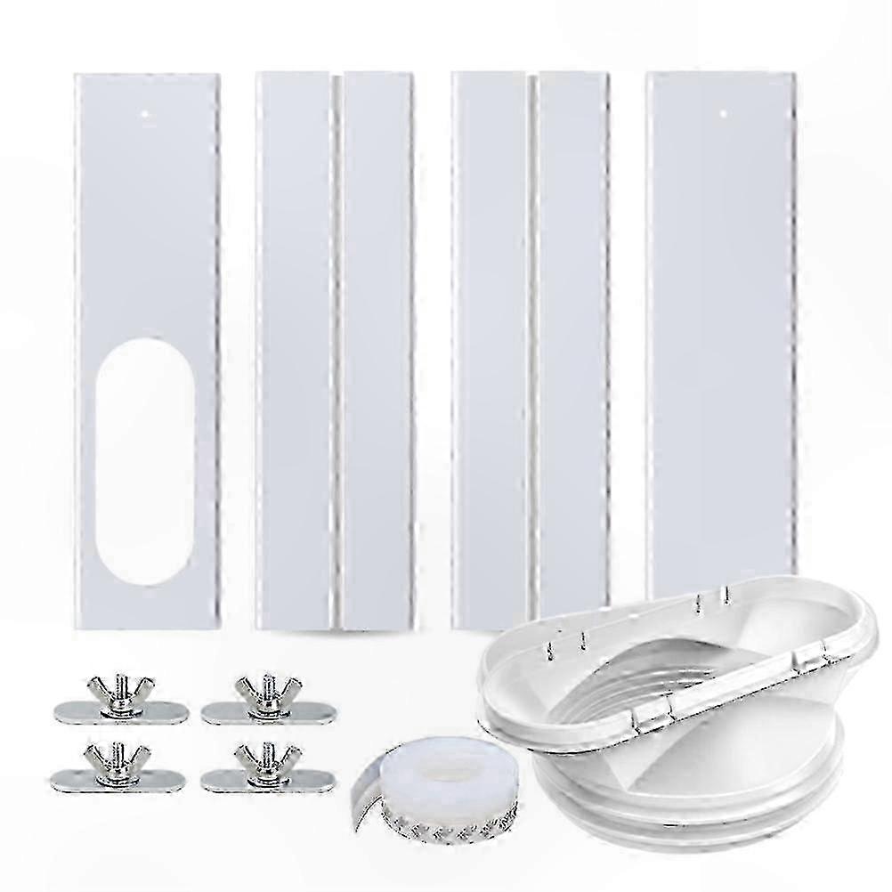 Adjustable Window Kit for Portable Air Conditioners, Sliding Vent Panel for AC Units