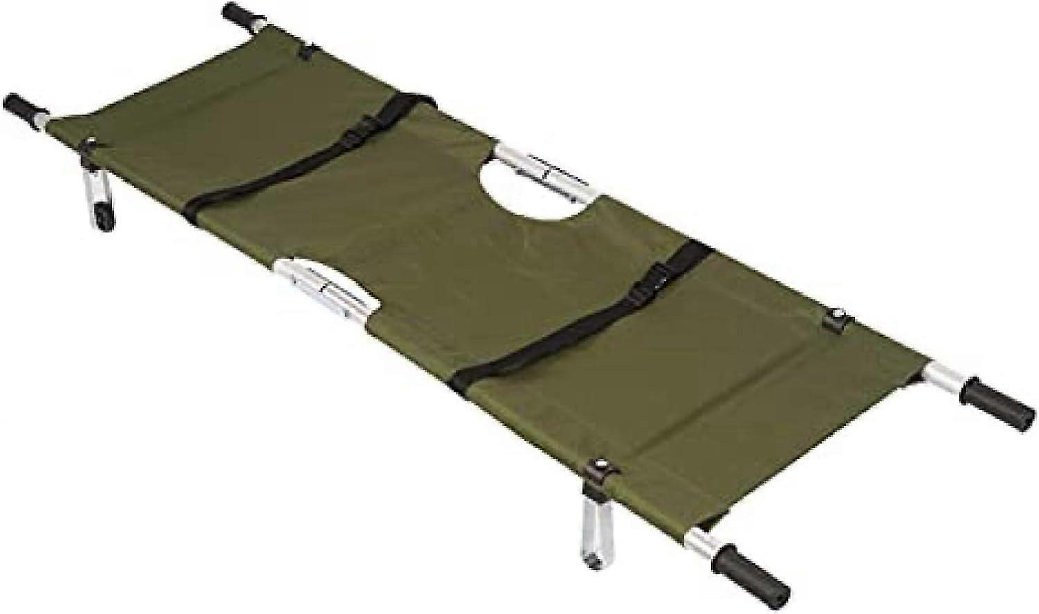 Foldable stretcher, emergency transport for patient rescue, first aid, lightweight and portable