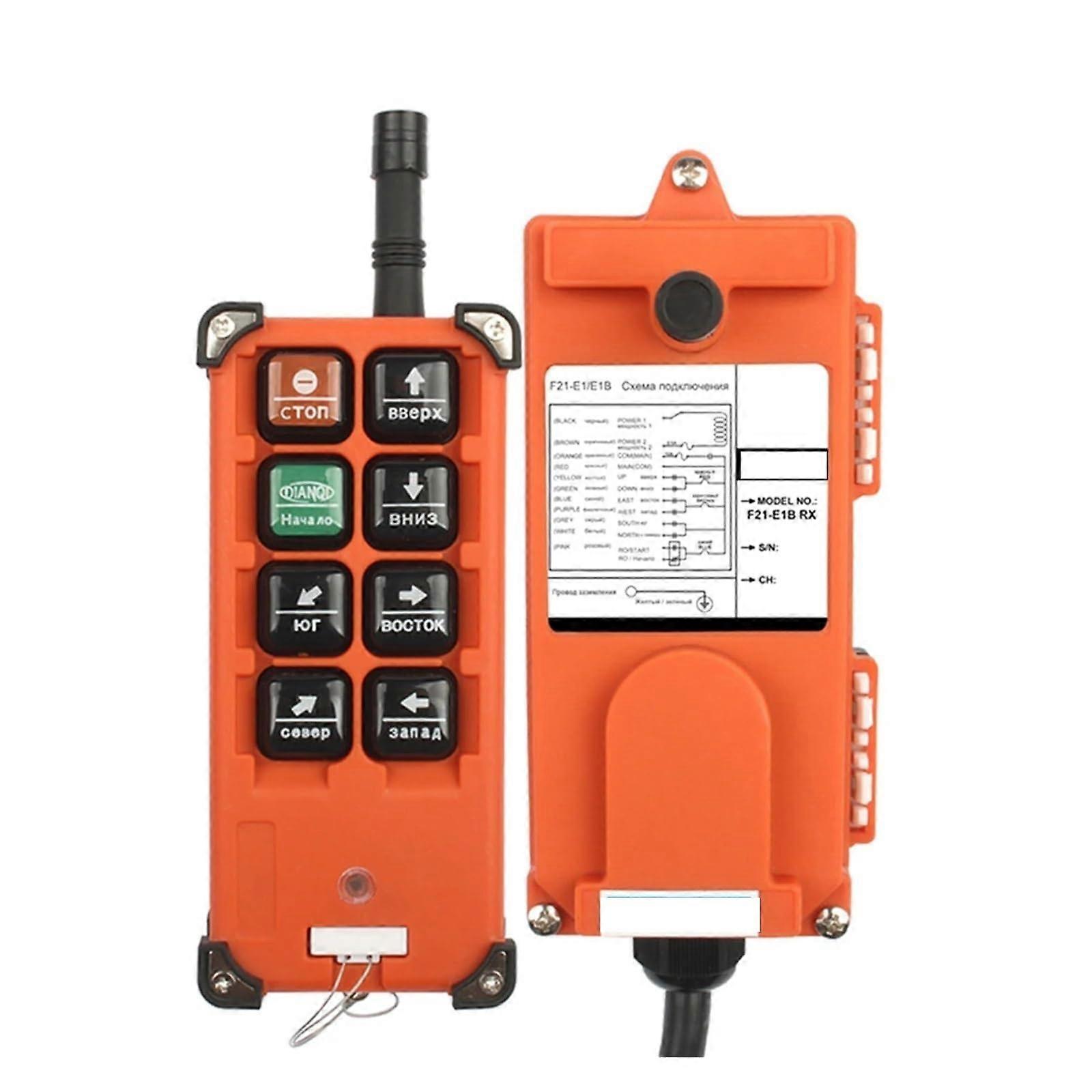Wireless Crane Remote Control F21E1B DC 12V 24V 36V Hoist Control (2F1S)