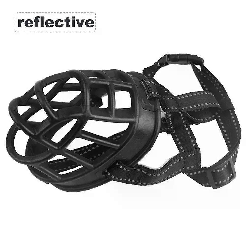 Soft Silicone Dog Muzzle Breathable Basket Muzzles for Small Medium Large and X-Large Dogs Puppy Prevent Barking Dog Mouth Cover