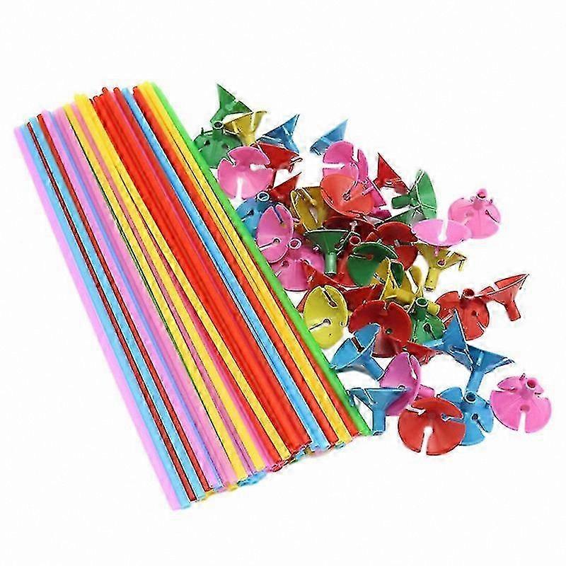 Balloon Sticks Bulk Pack of 100 for Party Decorations and Events