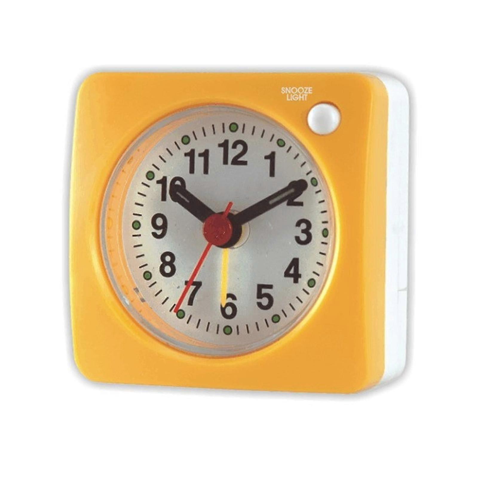 Travel Alarm Clock With Quiet Operations And Snoozes Modes Desk Clock For