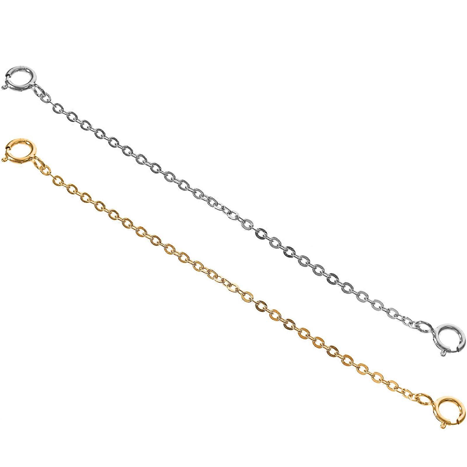 2pcs Necklace and Bracelet Extender Chains Stylish Extension Chains