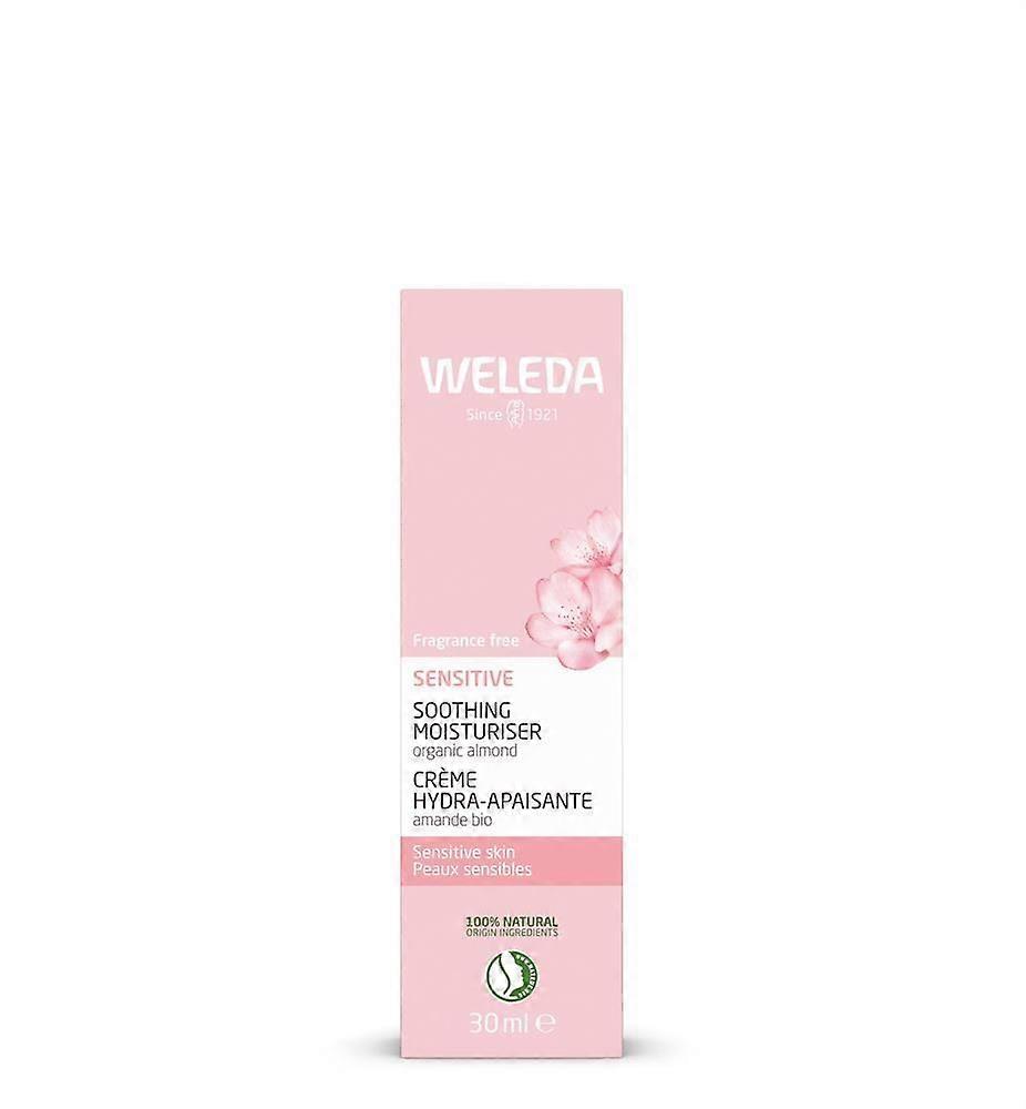 Weleda Sensitive Soothing Moisturiser Cream 30ml - 4 Pack