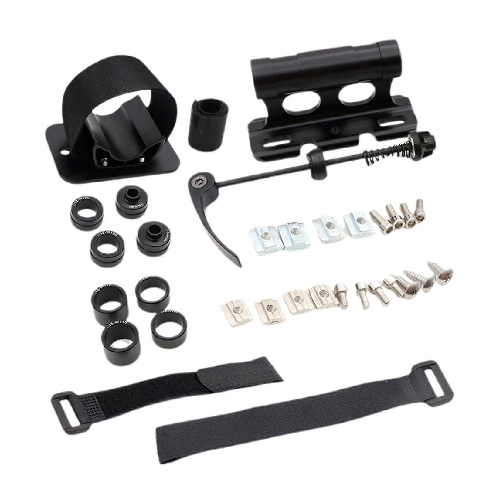 Bike Rack Fork Mount - Lightweight Alloy Front Clip Holder, Anti-Slip Storage Bracket for SUVs, Trucks, Home Garage, 4.33 x 2.28 x 1.5 Inches