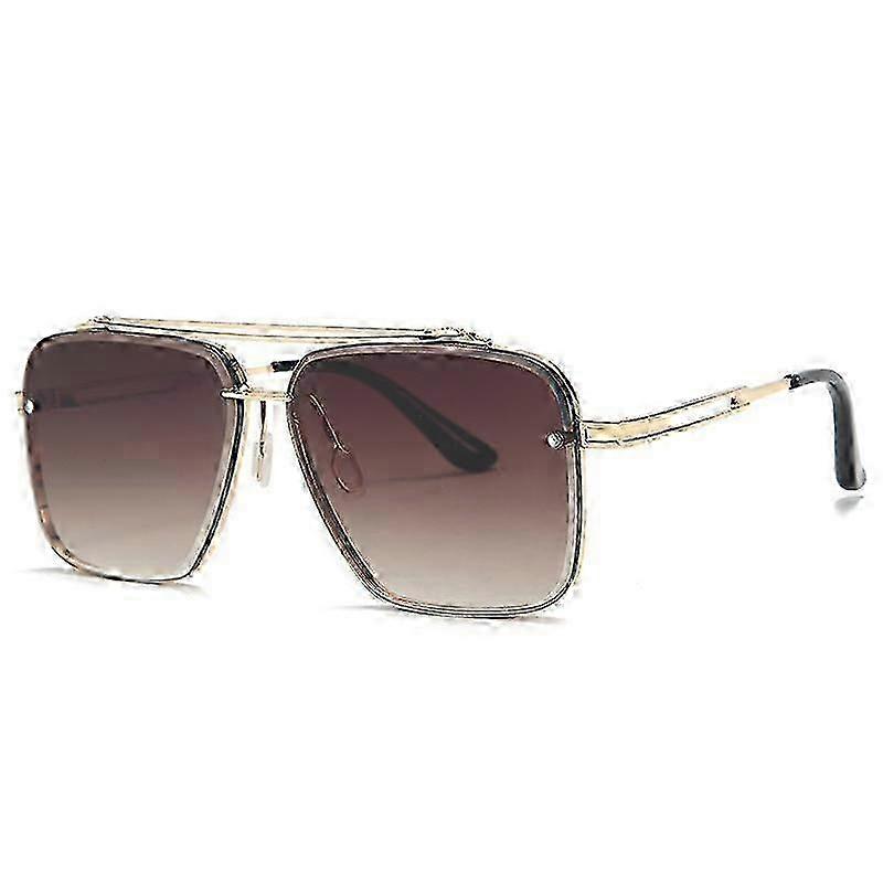 Luksusowe klasyczne okulary przeciwsłoneczne z gradientowymi soczewkami Mach Six Style dla mężczyzn - modny design marki z Vintage Touch Oculos De Sol