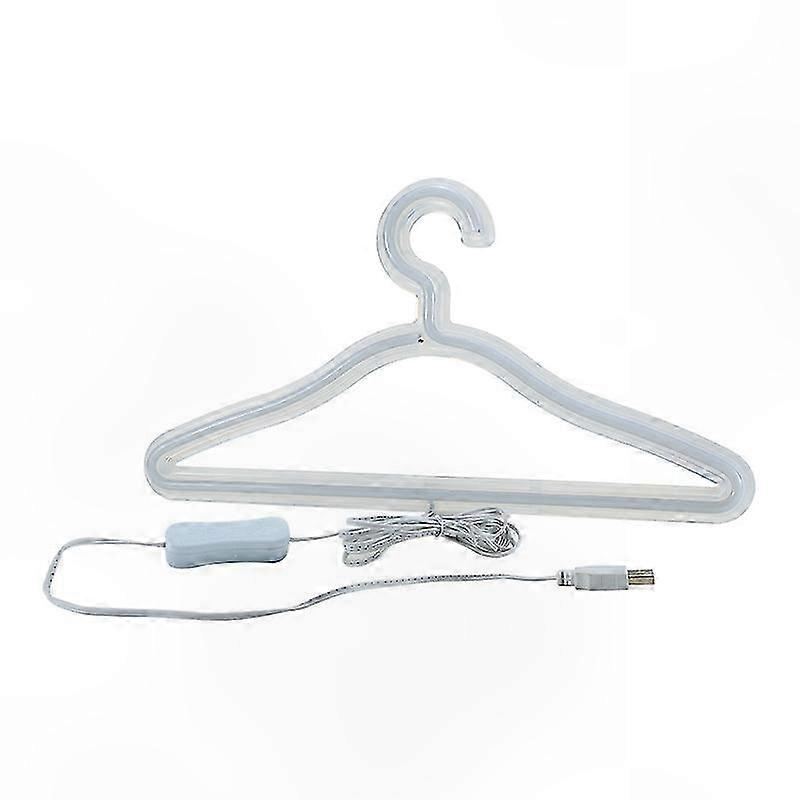 Glowing LED Coat Hanger for Home Decor, Bedroom Night Light, Party Decoration Rack