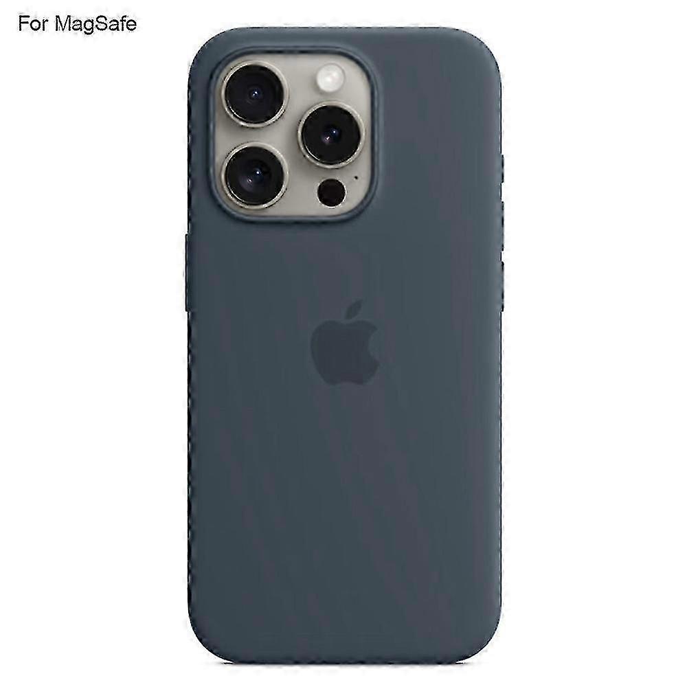 For iPhone 15 Pro Case Compatible with MagSafe Liquid Silicone Phon...